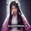 设计师刘萍，女性，现代创意工作室环境，专业设计师气质